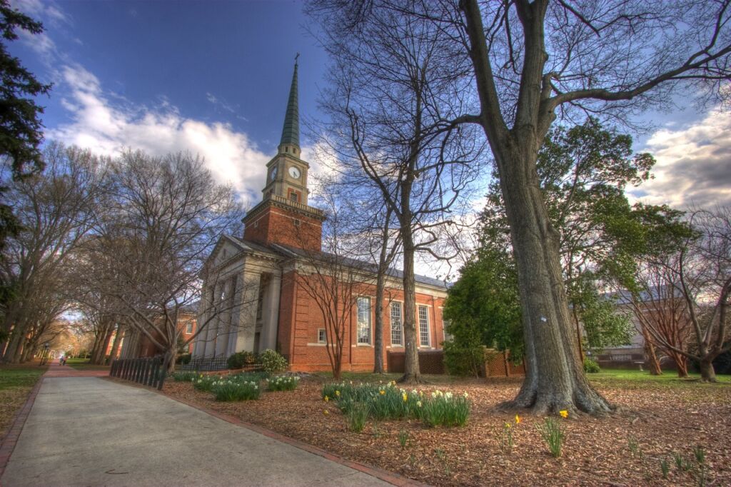 The Old Presbyterian Church at Davidson College North Carolina